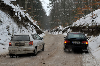 Lesna droga pomiedzy Sulminem na Kaszubach, a Otominem....