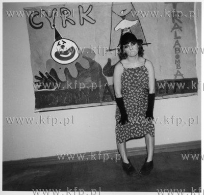 Alina Afanasjew(f) i cyrk Afamasjef. okolo 1960 Fot....