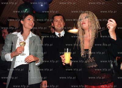 Agata Konarska i Maryla Rodowicz na bankiecie festiwalowym...