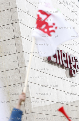 Gdansk. Demonstracja Zwiazkow Zawodowych z Grupy Energa....