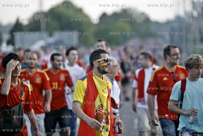 Gdansk Arena. Kibice wchodza na mecz Mistrzostw Europy...
