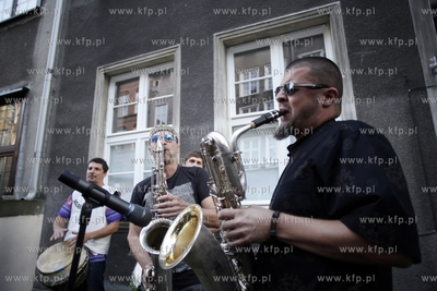 Gdansk. Swieto ul. Mariackiej.
Koncert Wedrujacy czyli...
