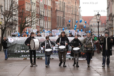 Demonstracja w obronie Pałacu Młodzieży w Gdańsku.
31.01.2015
fot....