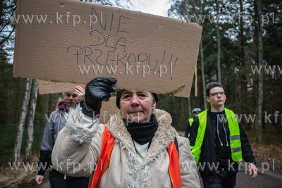 Protest przeciwko przekopowi Mierzeii Wiślanej w Skowronkach.
20.02.2019
fot....