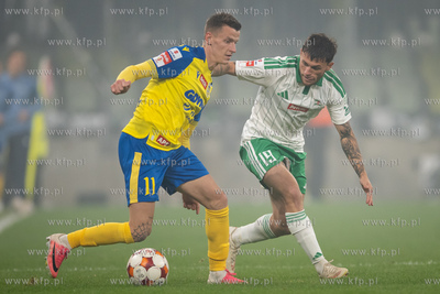 Betclic 1 liga. Lechia Gdańsk - Arka Gdynia n/z Dawid...