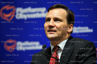 Gdansk. Spotkanie Radoslawa Sikorskiego, ministra spraw...