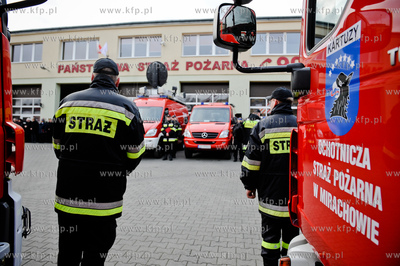 Gdansk. Komenda Wojewodzkiej PSP w Gdansku. Przekazanie...