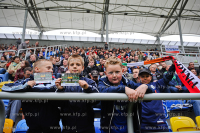 Gdynia. Stadion Miejski. Otwarty dla publicznosci trening...