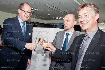 Gdansk. Biurowiec kompleksu Garnizon. Uroczyste otwarcie...