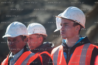 Gdansk. Uroczystosc wmurowania kamienia wegielnego...