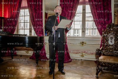 Gdansk, Dom Uphagena. Uroczystosc wreczenia nagrod...