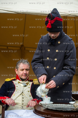 Tczew. Plac Hallera. Piata inscenizacja historyczna...