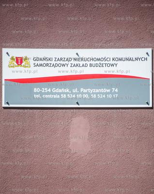 Gdansk. Wrzeszcz. Siedziba Gdanskiego Zarzadu Nieruchomosci...