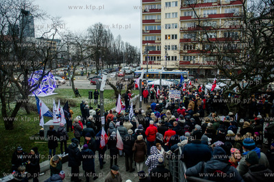Gdynia. Strajk Obywatelski Komitetu Obrony Demokracji...