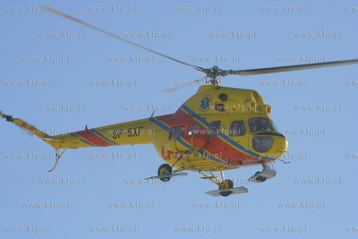 Gdansk , Rebiechowo Nz.PZL Mi-2 plus Lotnicze Pogotowie...