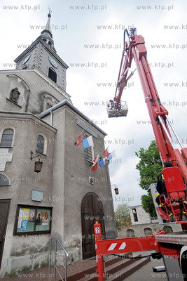 Wejherowo. Strazacy z Panstwowej Strazy Pozarnej z...