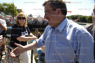 Kolobrzeg
Bronislaw Komorowski, marszalek Sejmu RP...