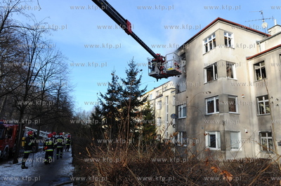 Sopot. Pozar mieszkania na ulicy Jana Sobieskiego 67....