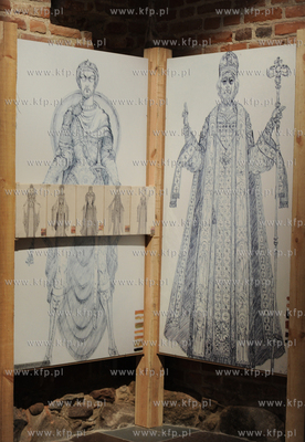 Centrum Sw. Jana, Gdansk. Wystawa Theatrum Vitae Mariana...