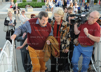 Gdynia. Gunter Grass, pisarz niemiecki, laureat Nagrody...