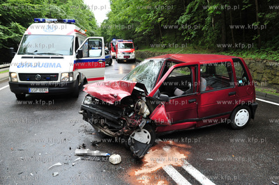 Sopot, ul. Malczewskiego. Wypadek drogowy. Kierowca...