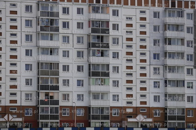 Rosja, Kaliningrad. Dzielnica mieszkaniowa/
 07.06.2013...