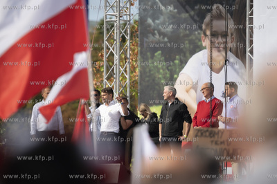 Warszawa. Marsz Miliona Serc. Nz. Michał Kołodziejczak,...