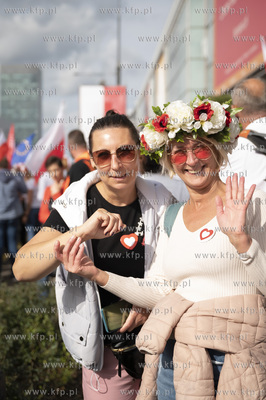 Warszawa. Marsz Miliona Serc. 01.10.2023 fot. Anna...