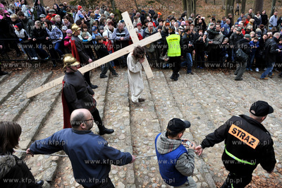 Wejherowo. Droga Krzyzowa. Inscenizacja Meki Panskiej...