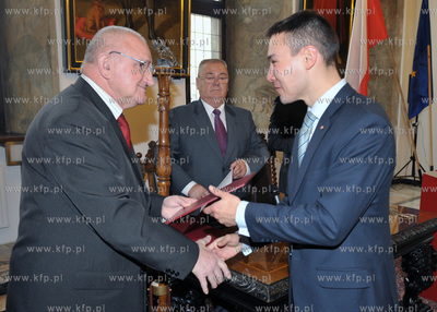 Obrady I sesji Rady Miasta Gdanska VI kadencji w Sali...