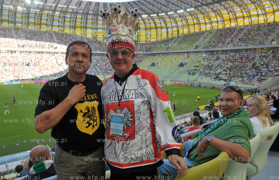 Mecz inauguracyjny na PGE Arena w Gdansku pomiedzy...