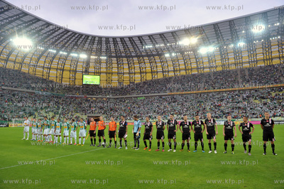 PGE Arena - mecz pilkarski pomiedzy Lechia Gdansk a...