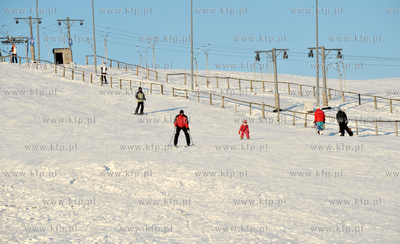 Stok narciarski w Trzepowie. 30.01.2012 fot. Maciej...