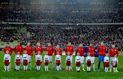 Gdansk. PGE Arena. Mecz towarzyski Polska- Dania. Nz....