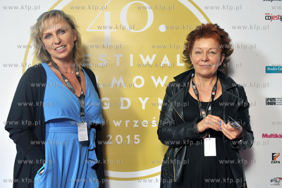 Festiwal Filmowy w Gdyni. Dziennikarki Radia Gdansk...