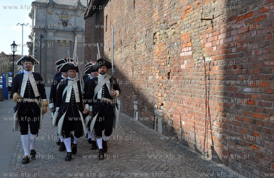 Gdańsk. Plac między Złotą Bramąi Katownią. Historyczna...