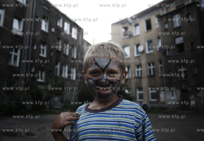 Gdansk Wrzeszcz. Podworko pomiedzy ulicami Konrada...
