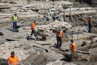 Gdansk. Wyspa Spichrzow. Prace archeologiczne.
31.05.2011
fot....