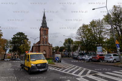 Orunia. Okolice ul. Gościnnej i Rynku Oruńskiego....