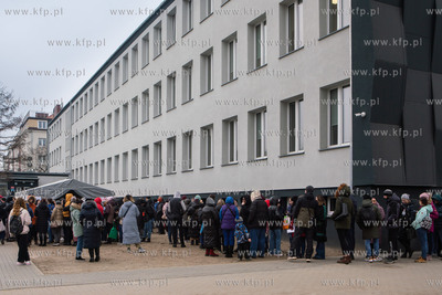 Gdańskie Centrum Świadczeń, ul. Kartuska. Nz. Rejestracja...