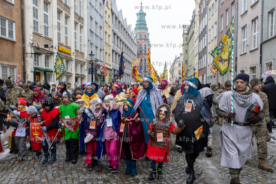 Gdańsk.  Orszak Trzech Króli 2025  06.01.2025 / fot....