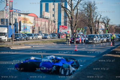 Gdansk. Aleja Grunwaldzka Wypadek drogowy z udzialem...