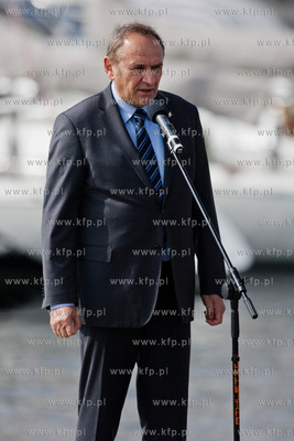 Sopot - molo. Przystan Jachtowa. Uroczystosc slubowania...