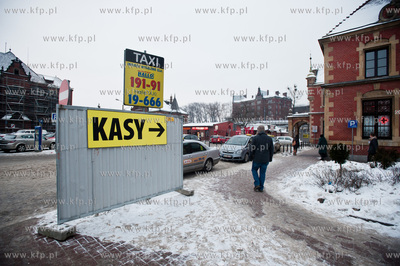 Gdansk. Remont hali glownej Dworca Glownego PKP.
20.01.2013
fot....