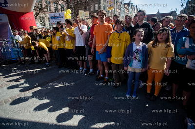 Gdansk. Dlugi Targ. Bieg Nadziei 2013 zorganizowany...