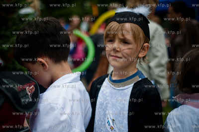Gdansk. Zieleniec Nowego Ratusza. Festyn dla dzieci...