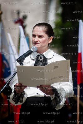 Gdansk. Pomnik Pamieci Polakow mieszkających na Wolyniu....