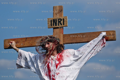 Wielki Piatek. Misterium Meki Panskiej na ulicach Gdanska....