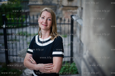 Gdansk. Wrzeszcz. Dr. Aleksandra Richie, autorka ksiazki...