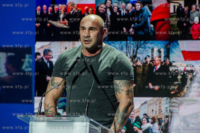 Sopot. Hala 100-lecia. Final Maratonu Poparcia Bronislawa...